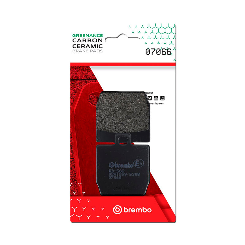 Brembo OE Powersports Quadro/Yamaha Aerox Rear Carbon Ceramic Brake Pad (Part #07066)