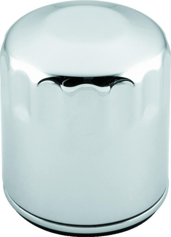 S&S Cycle 310-0242 Chrome Oil Filter for 2008-2009 Harley Davidson Touring Models (12 Pack)