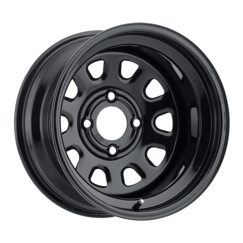 ITP Delta Steel 14x7 Black Wheel with 4x110 Bolt Pattern and 5+2 Offset