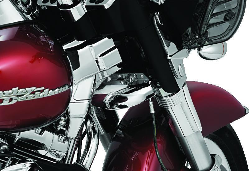 Kuryakyn Deluxe Neck Covers for 1995-2007 Harley Touring Models Chrome – Part #7866