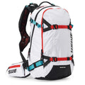 USWE POW Winter Protector Pack 16L - Cool White for Snowboarding & Skiing