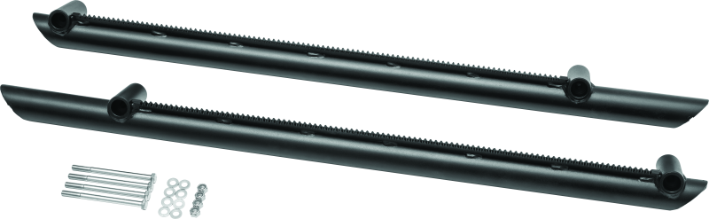 Kuryakyn Takrak Nerf Bars for Polaris Ranger 1000 - Black Powder-Coated Steel Side Protection