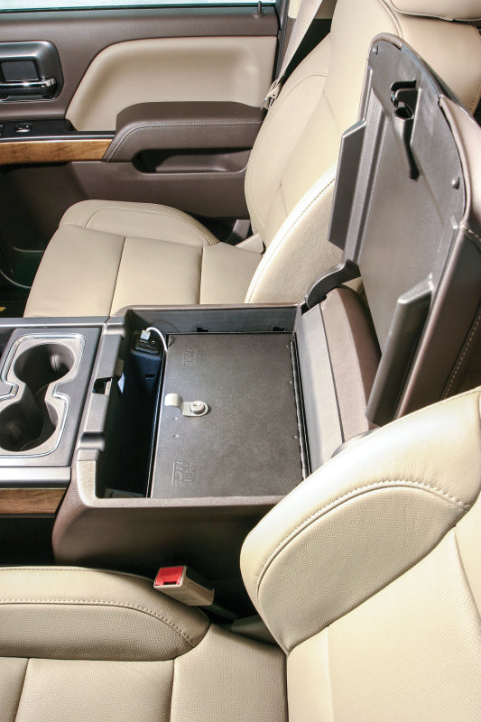 Tuffy Products Console Safe with Locking System for Chevy Silverado and GMC Sierra 1500, 2500HD, 3500HD (Part #320-01)