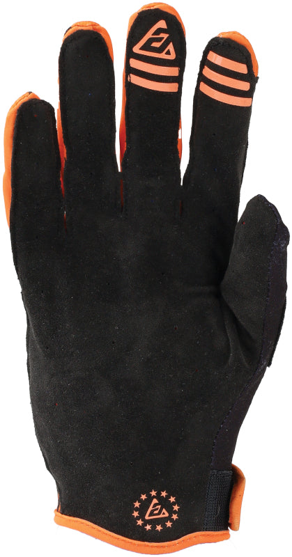 Answer Ascent Prix Youth Gloves - Hyper Orange and Black, Large