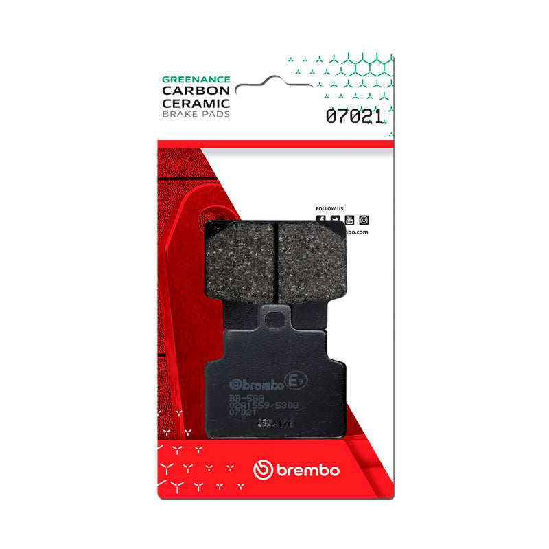 Brembo OE Powersports Front Brake Pad for Aprilia Scarabeo 100 and 125 - Carbon Ceramic Compound