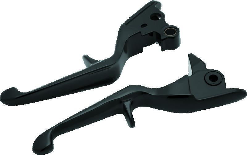 Kuryakyn Trigger Lever Set for 2008-2013 Harley-Davidson Touring Models – Gloss Black Finish