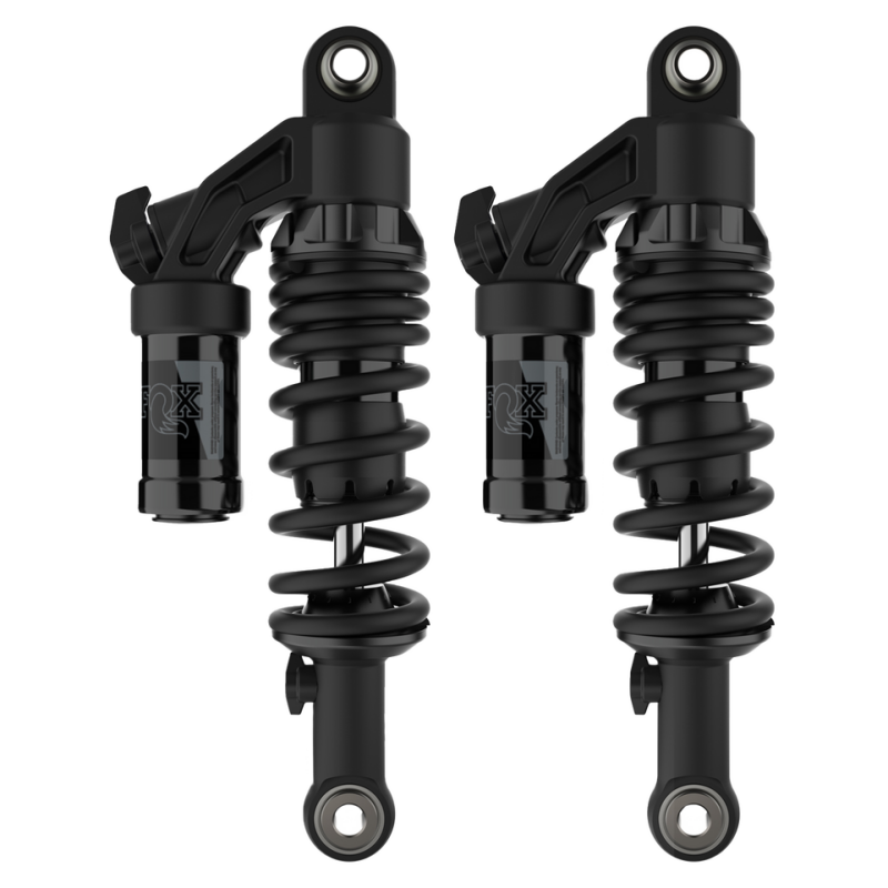 FOX Powersports Performance Series Street Remote Reservoir Shocks for Indian Sport Chief – Low Profile (12.00 in Extended, 1.97 in Travel) with QS3 and QSR Adjusters