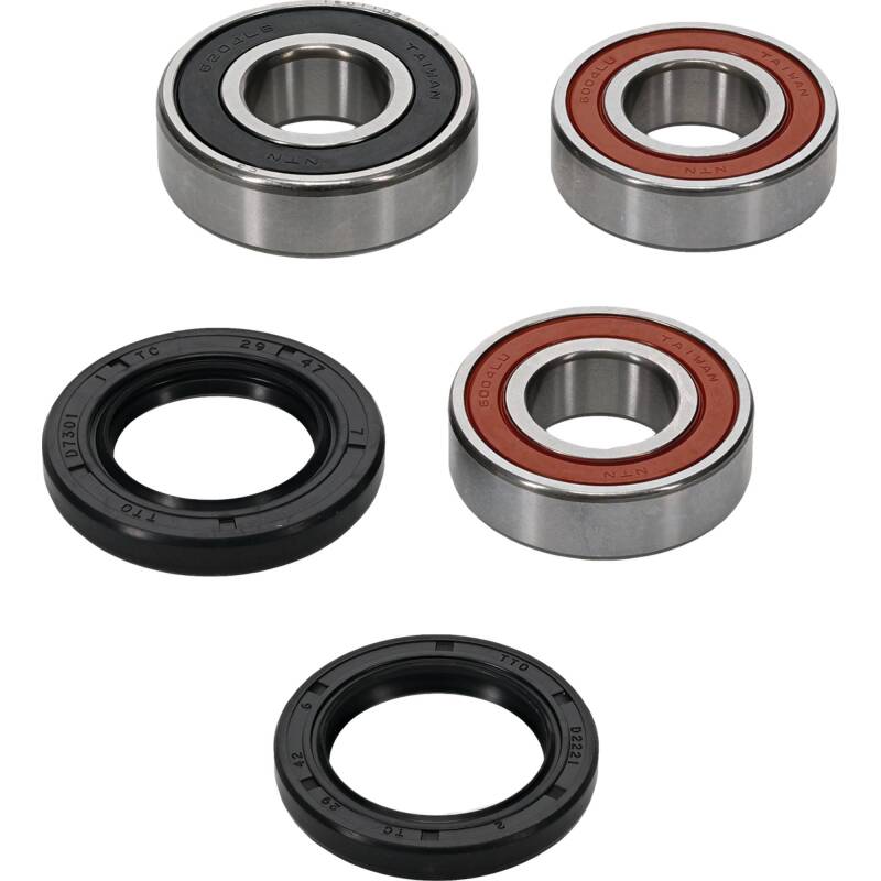 Pivot Works Premium Wheel Bearing Kit for Kawasaki KLX400R and KLX400SR – Part Number 25-1117-P