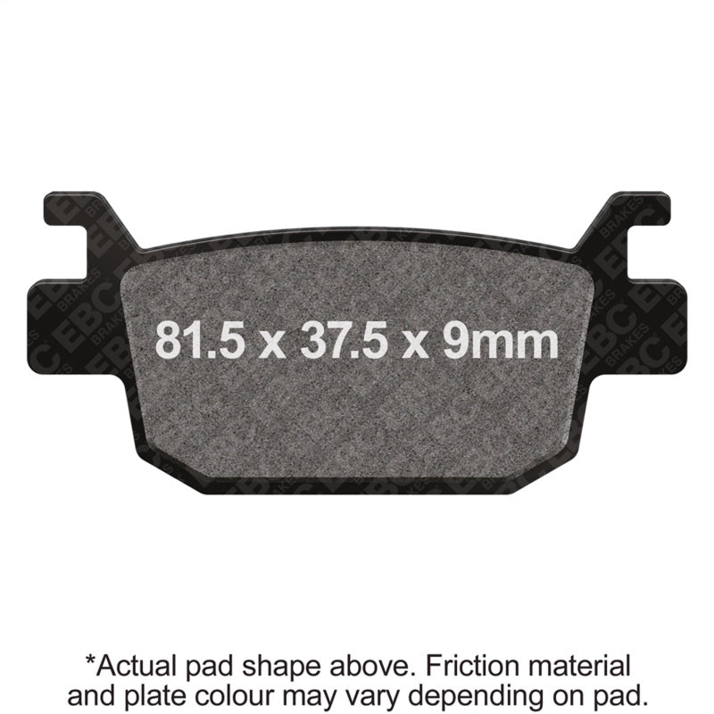 EBC Powersports SFA415 Organic Brake Pads for Honda NSS 300 Forza Rear and Front