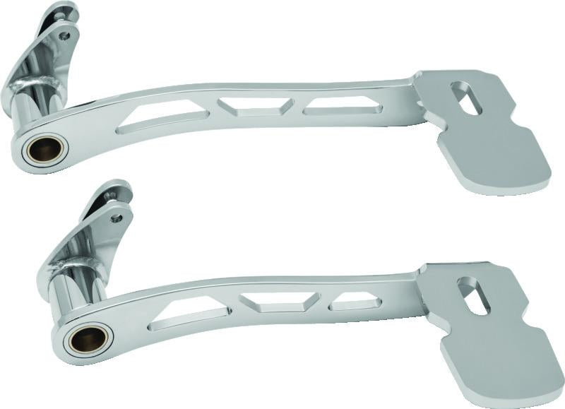 Kuryakyn Girder Extended Brake Pedal for Harley Davidson 2014-2015 Models Without Fairing Lowers - Chrome