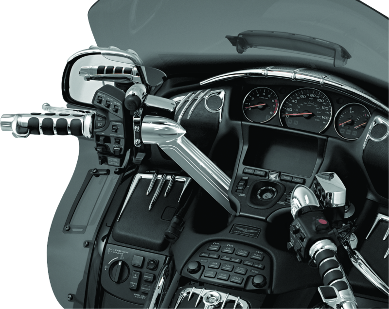 Kuryakyn Handlebar Top Cover for Honda GL1800 Gold Wing (2001-2017) - Chrome