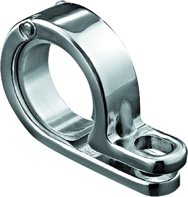 Kuryakyn P-Clamp 39mm-41mm Chrome for Motorcycle Frame and Engine Guard Mounting