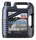 LIQUI MOLY 4L Motorbike 4T SAE 15W50 Street Synthetic Engine Oil for Powersports