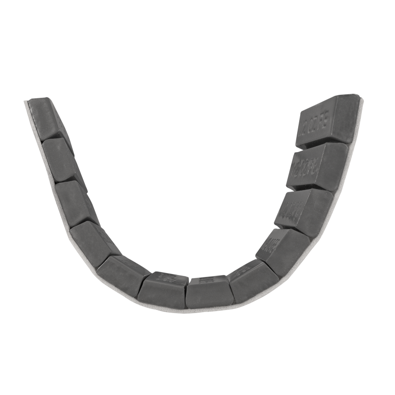 Counteract 1/2 oz Trapzeium Steel Adhesive Wheel Weights Roll - Grey, Pack of 300 - Powersports