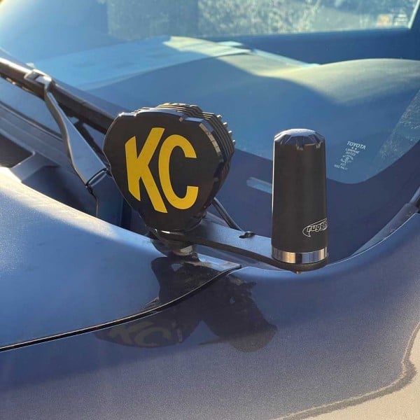 Rugged Radios A Pillar Ditch Lights Antenna Adapter for Overlanding Adventure