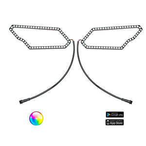 5150 Whips 187 Style Can-Am Halos W/ Control Harness