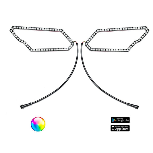 5150 Whips 187 Style Can-Am Halos W/ Control Harness