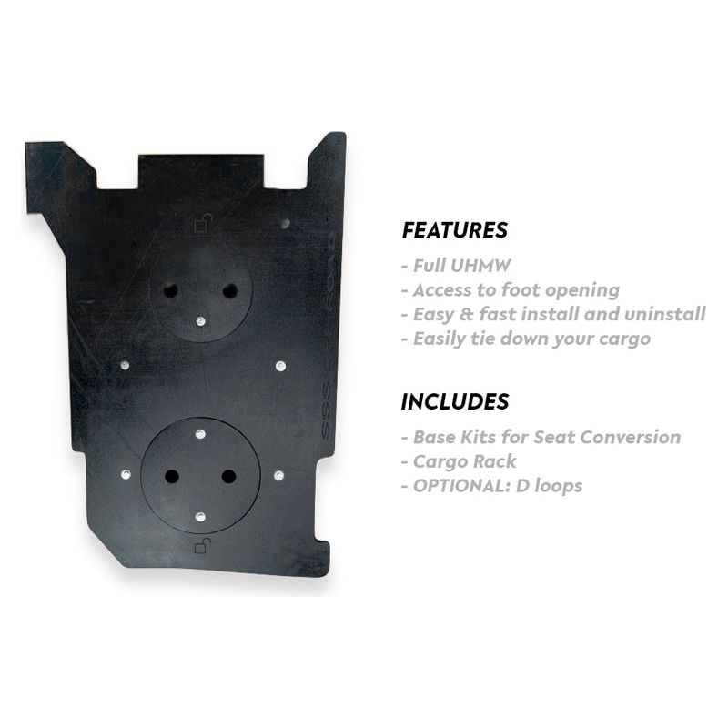 Polaris RZR 4 Turbo S Back Seat Conversion Kit
