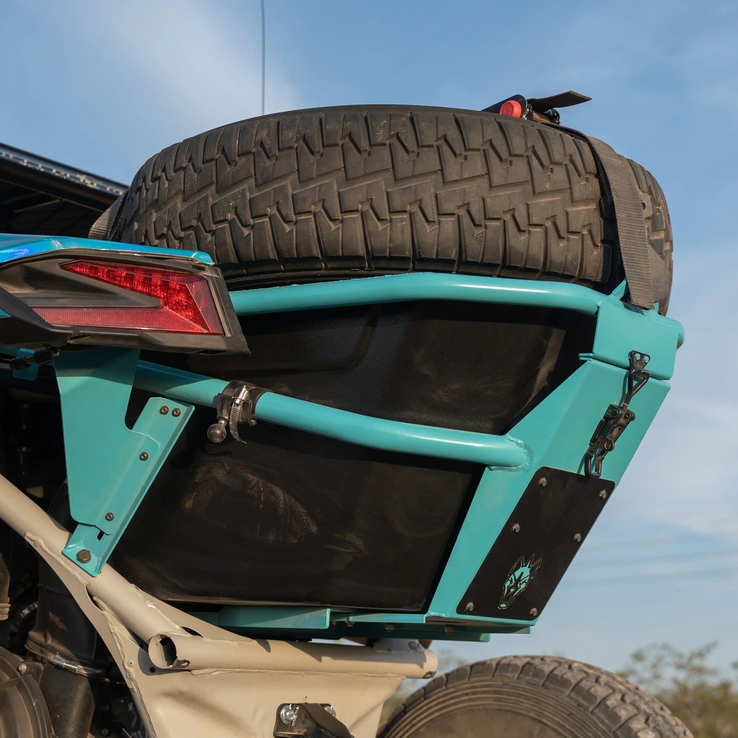 Can Am X3 Rear Storage / Tire Rack