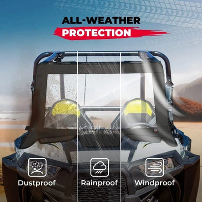 Kemimoto UTV Polaris RZR XP 1000/XP 4 1000 Upgrade Front Soft Clear Windshield