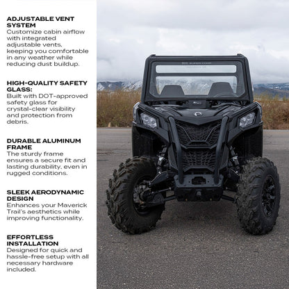 Can-Am Maverick Trail Front Windshield
