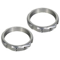 Zbroz Billet Cross Over Rings for 2020-2021 Polaris RZR Turbo S Fox Live Valve Rear Shocks
