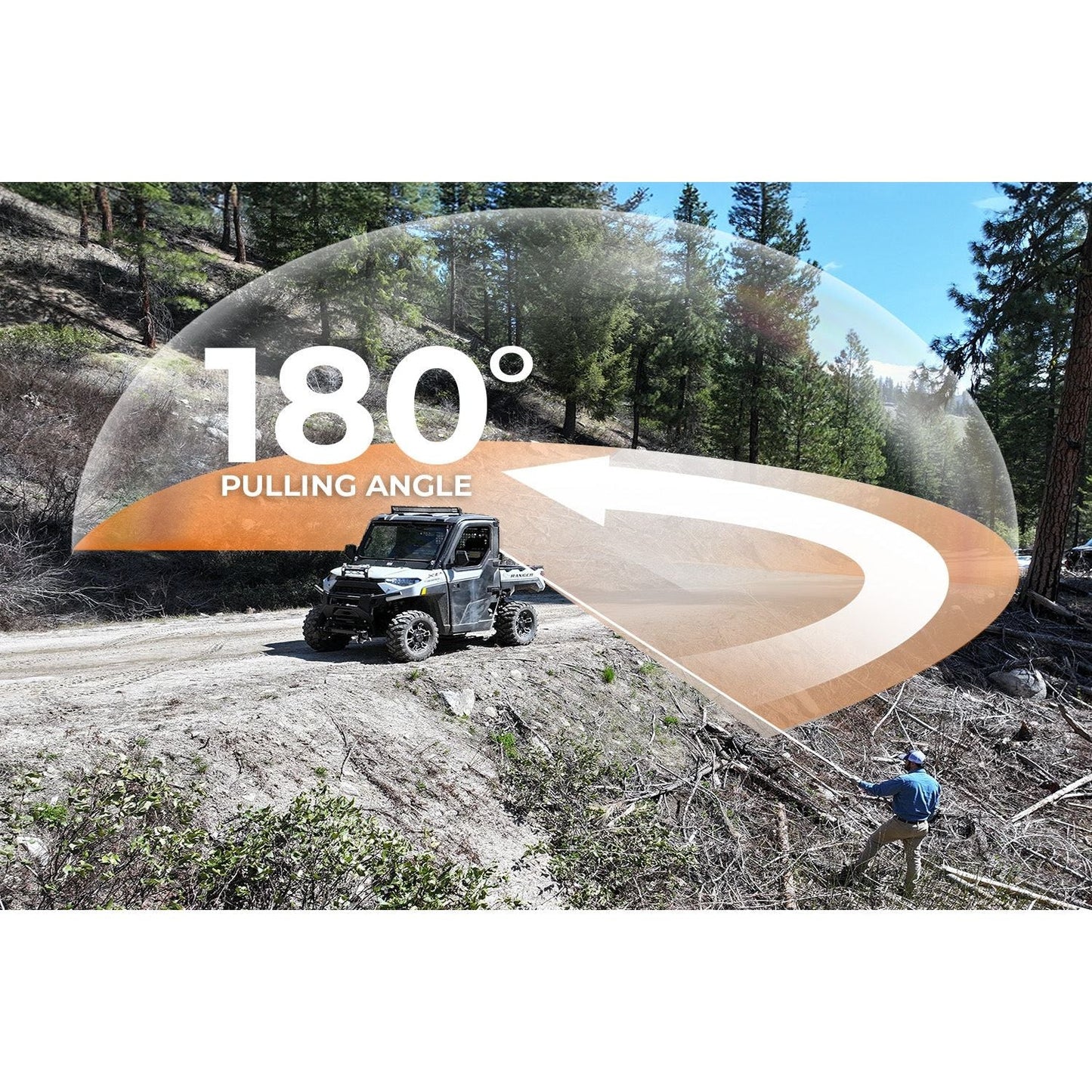 Polaris Ranger XP 1000 SidePuller Winch Rack