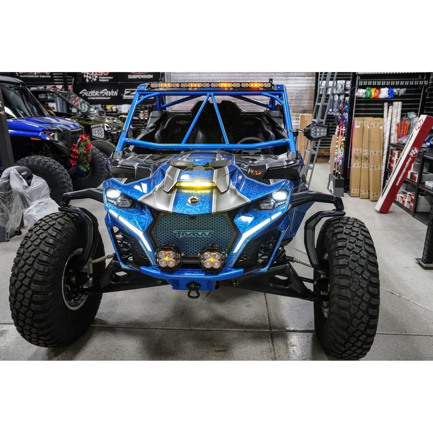 Can Am Maverick R Raw Roll Cage with Roof