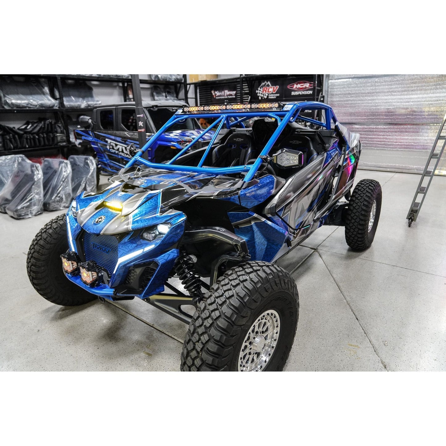 Can Am Maverick R Raw Roll Cage with Roof