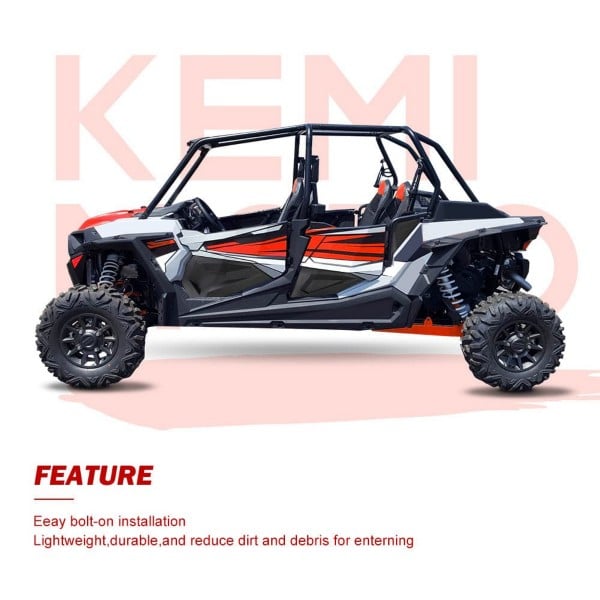 Kemimoto Polaris RZR XP4 1000/900/Turbo 4-Seat Doors Panel Kit