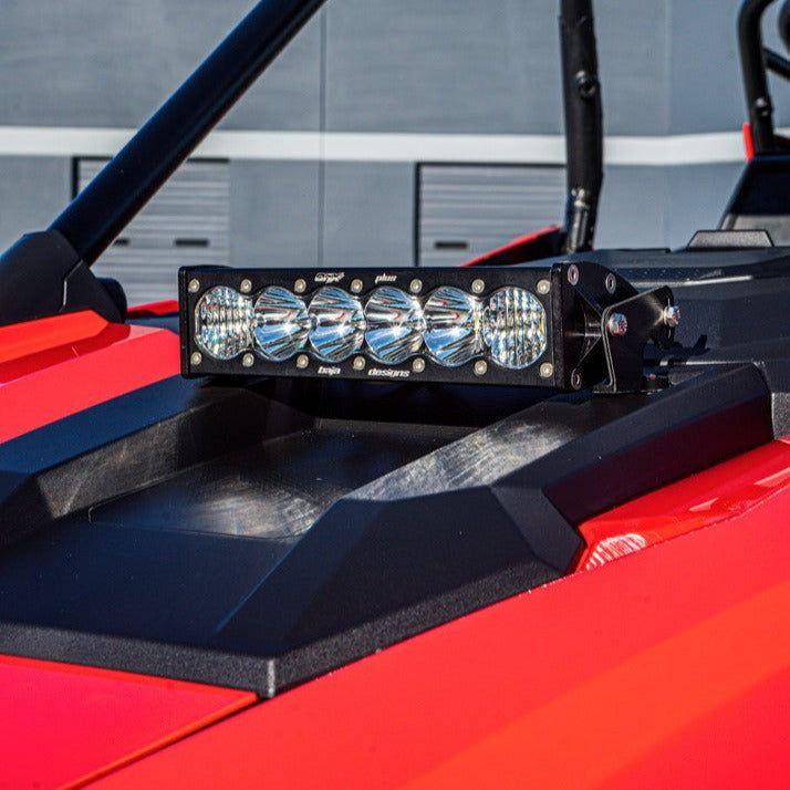 Polaris RZR Pro / Turbo R S8 10" Hood Mount Light Bar Kit