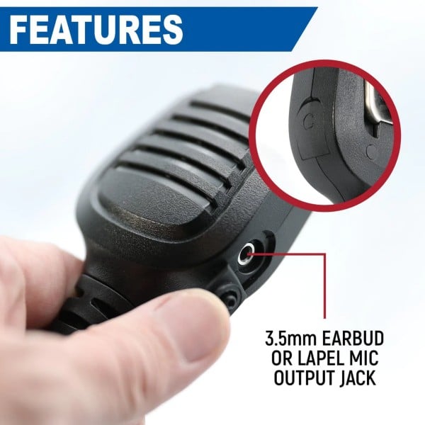 Rugged Radios GMR2 GMRS and FRS Band Radio with Hand Mic