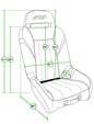 GT/S.E. Suspension Seats Kit for Polaris RZR PRO XP, PRO R, Turbo R (Pair)