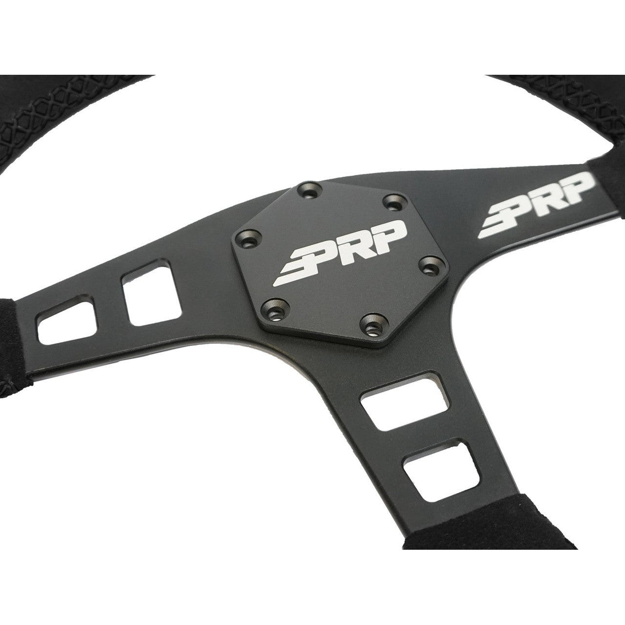 PRP Flat Steering Wheel - Suede