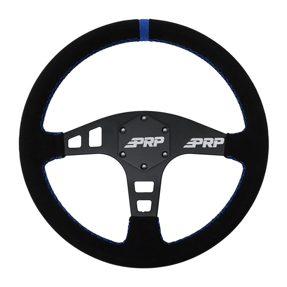 PRP Flat Steering Wheel - Suede