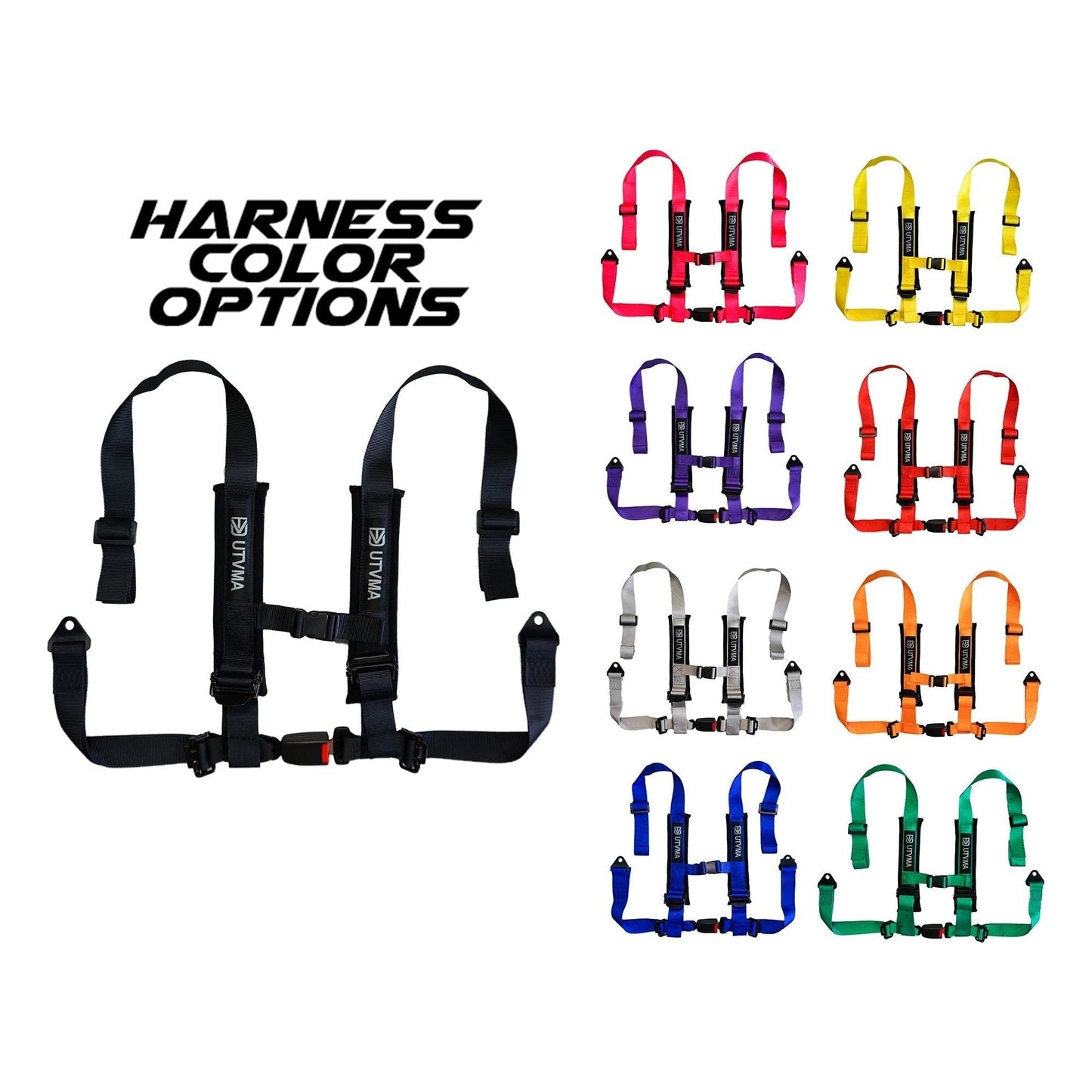 Polaris RZR XP Front / Rear Bench Seat with Harnesses