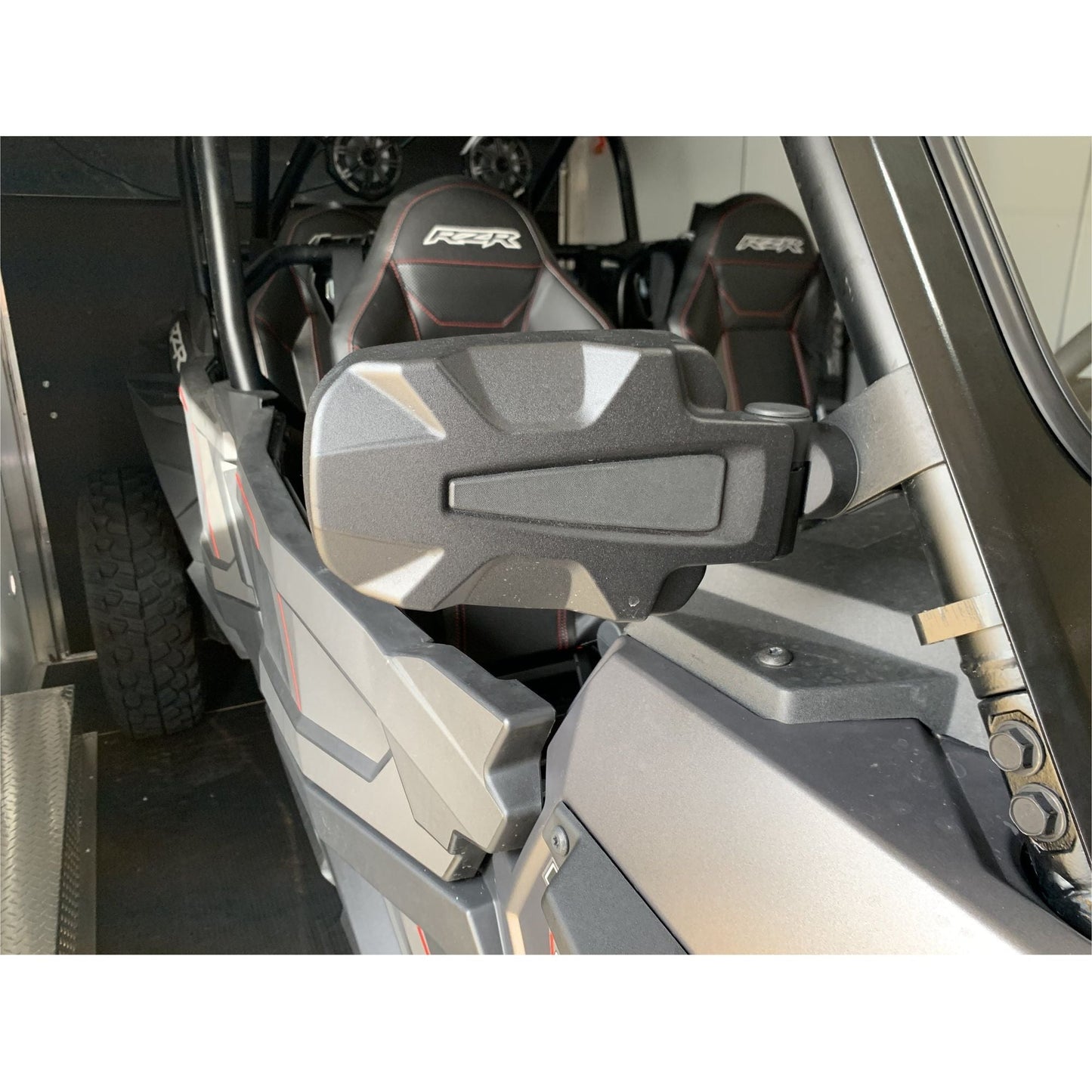 Cast Aluminum Side Mirror Set