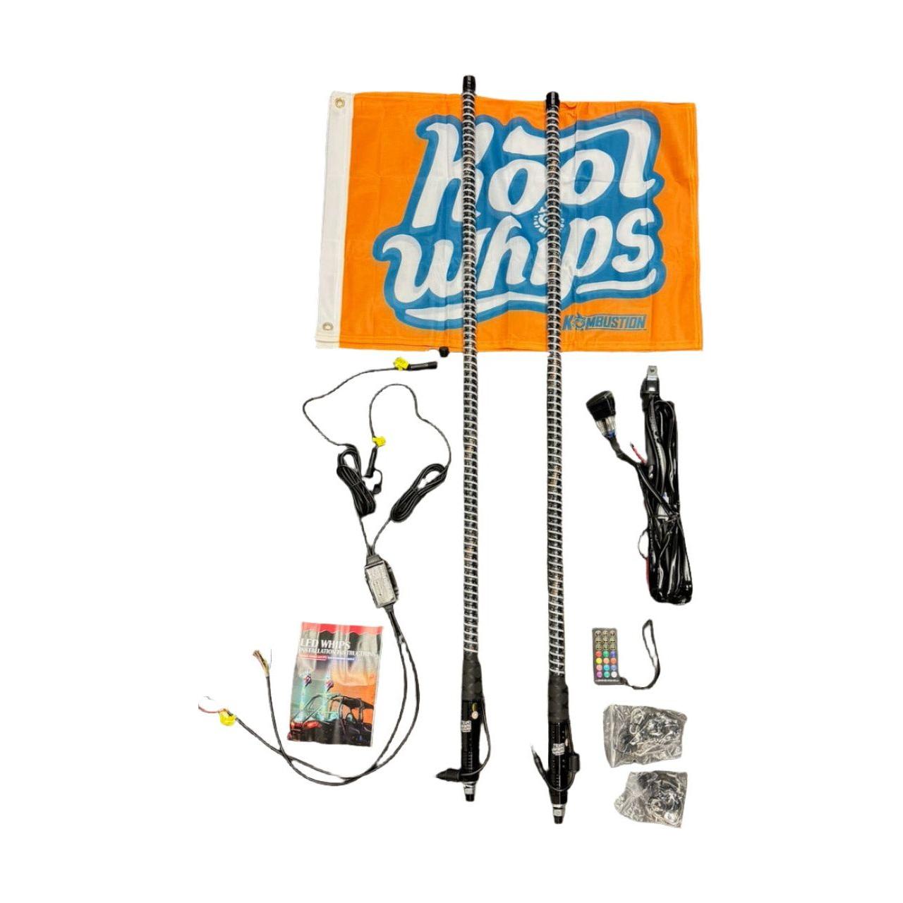 Kool Whips 4ft LED Whips V2 (Pair)