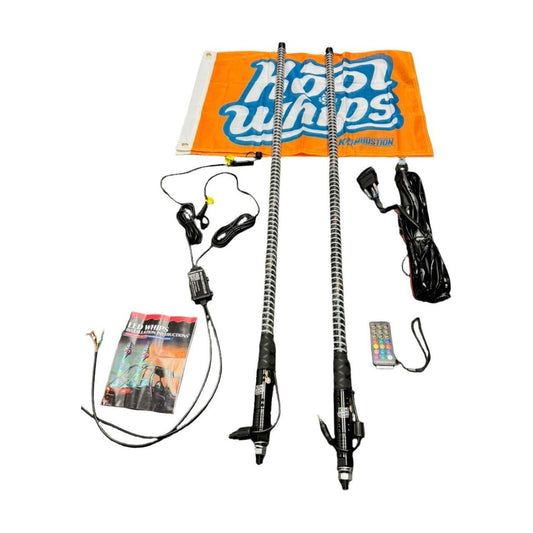 Kool Whips 4ft LED Whips V2 (Pair)