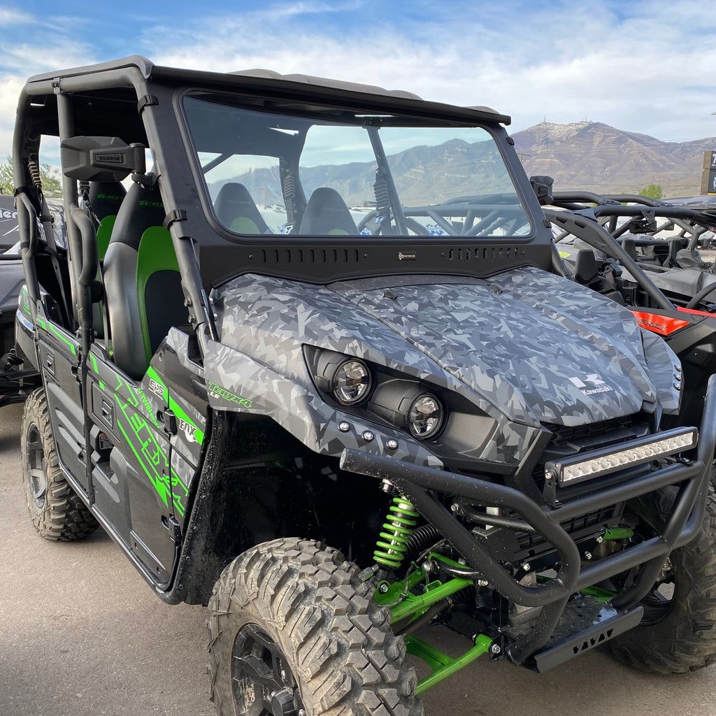 Kawasaki Teryx Vented Glass Windshield
