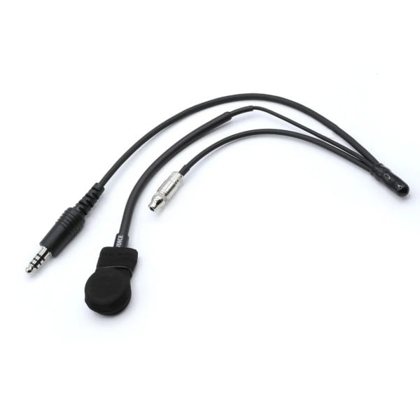 Rugged Radios IMSA 4C Wired Open Face Helmet Kit with M102 Military Mic