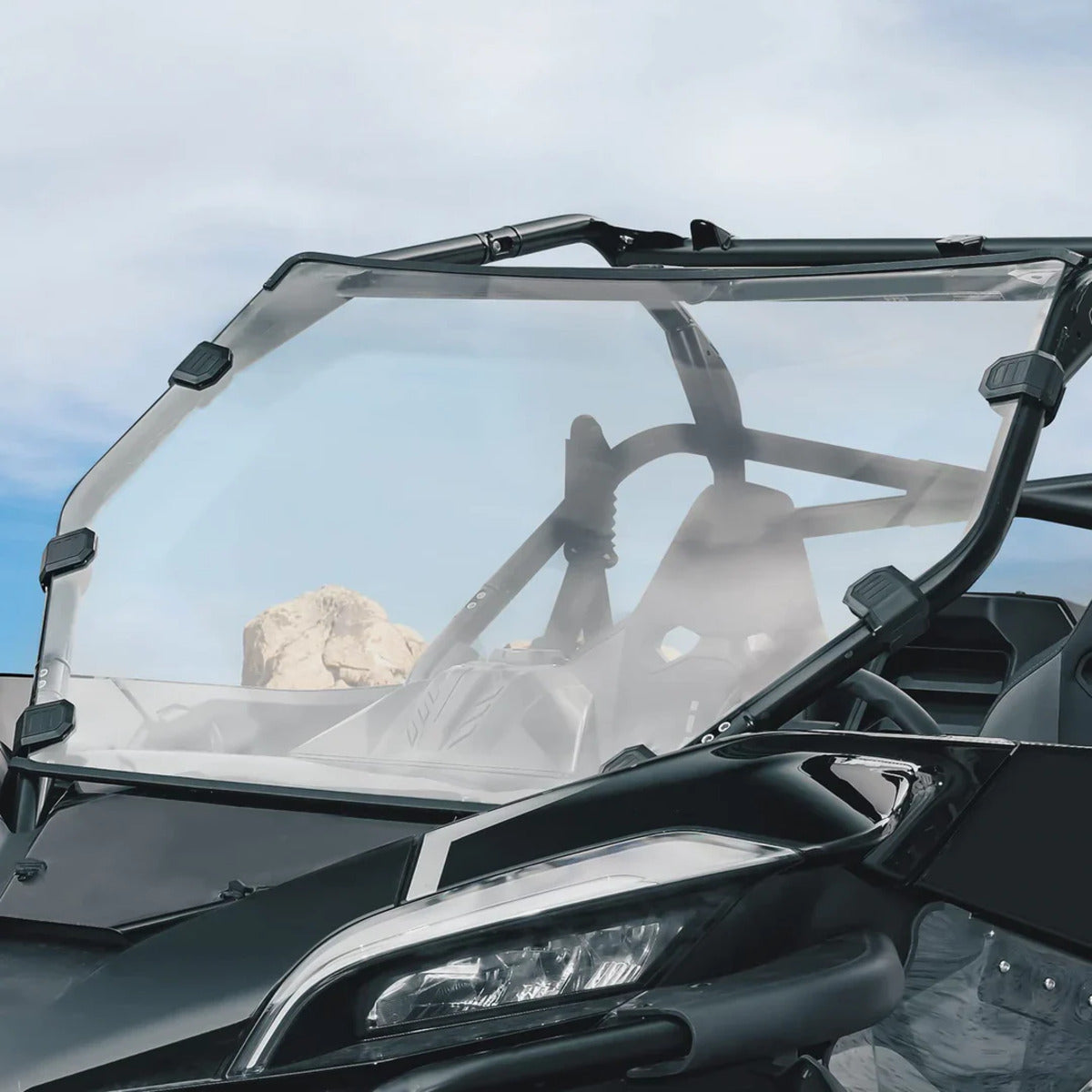 Kemimoto CF Moto ZForce 950 Scratch Resistant Front Full & Rear Windshield