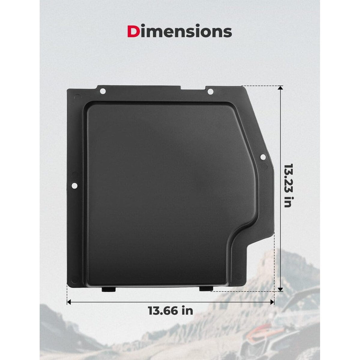 Kemimoto Can-Am Maverick X3/Max Battery Cover Plate