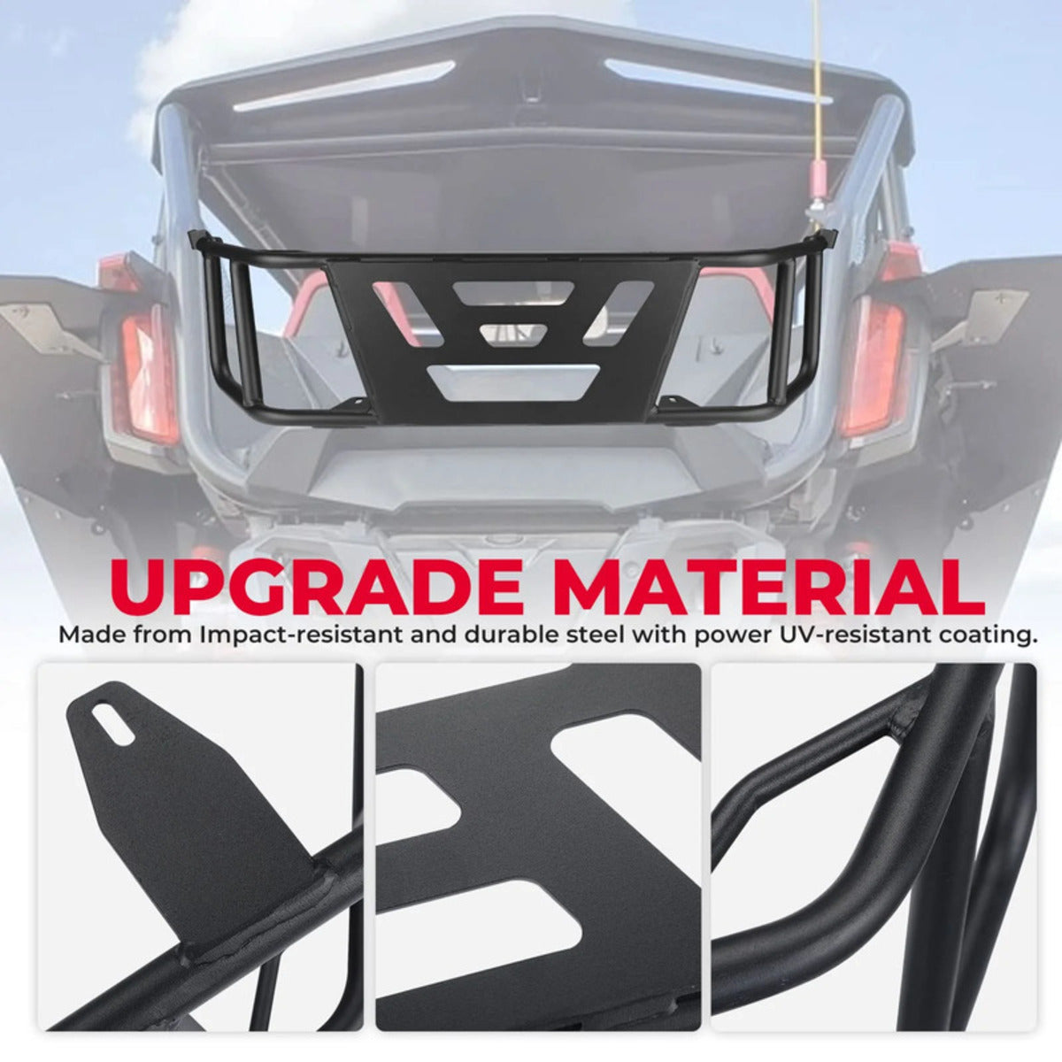 Kemimoto Honda Talon 1000R UTV Bed Tailgate & Door Bags
