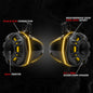 Polaris RZR Pro Series Phase-6 K-Spec 5-Speaker 1400watt System with JVC