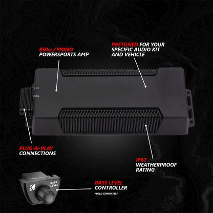 Polaris RZR Pro Series Phase-3 V-Spec 3-Speaker 1400watt System with JVC