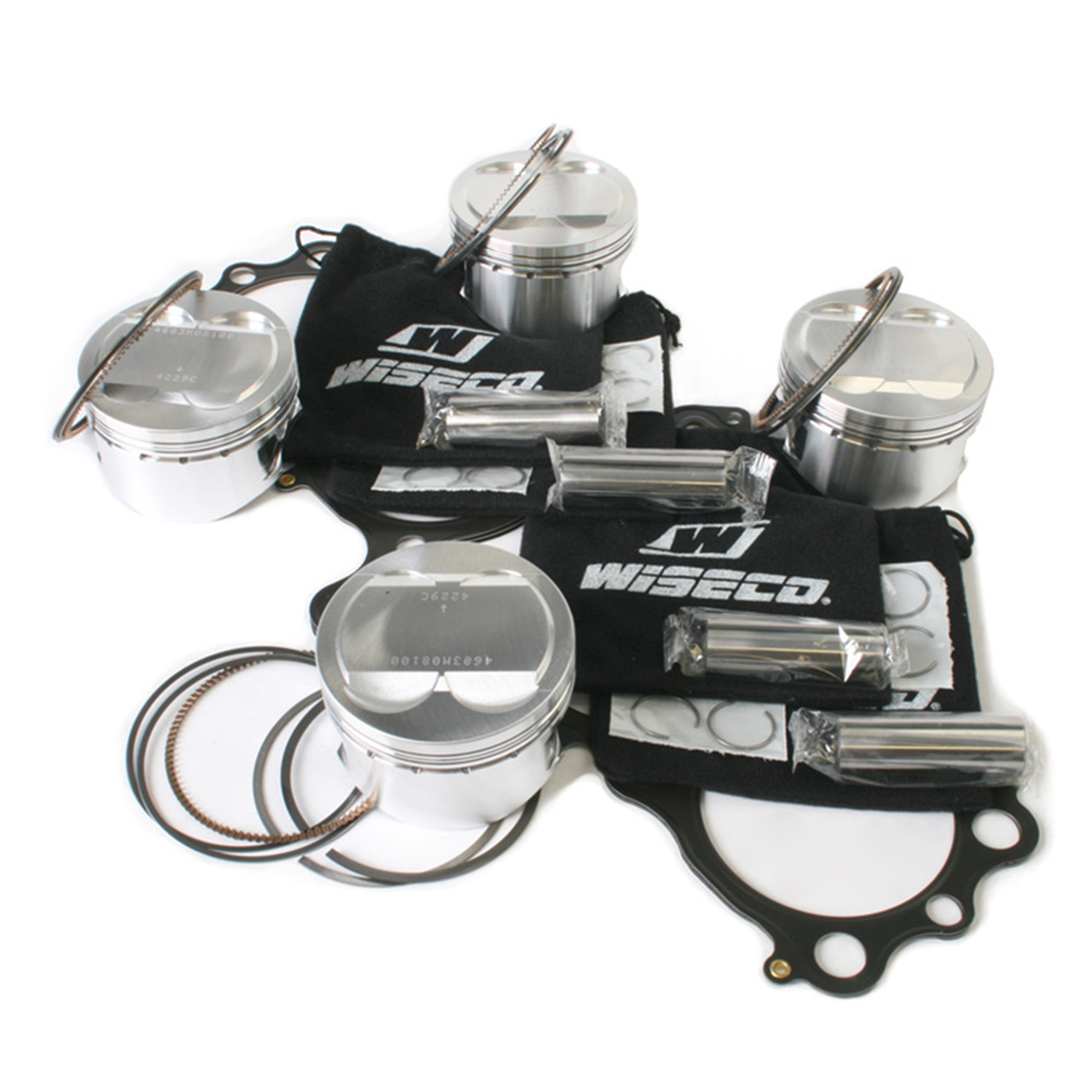 WiseCo CK101 GSF1200SX Piston Kit for Suzuki 1996-2005 with 11:1 Compression Ratio