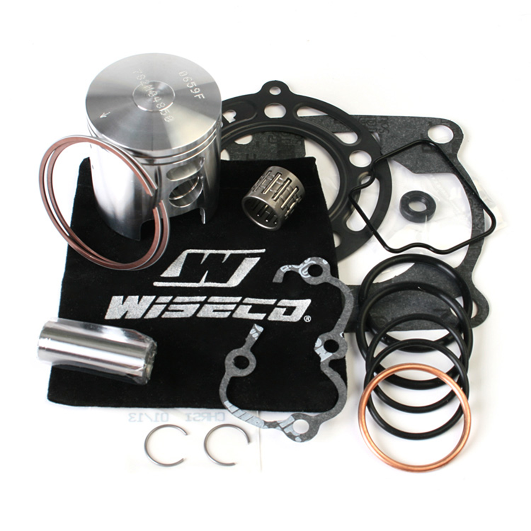 WiseCo Kawasaki KX85 Piston Kit - Part Number PK1187, 48.5mm Diameter