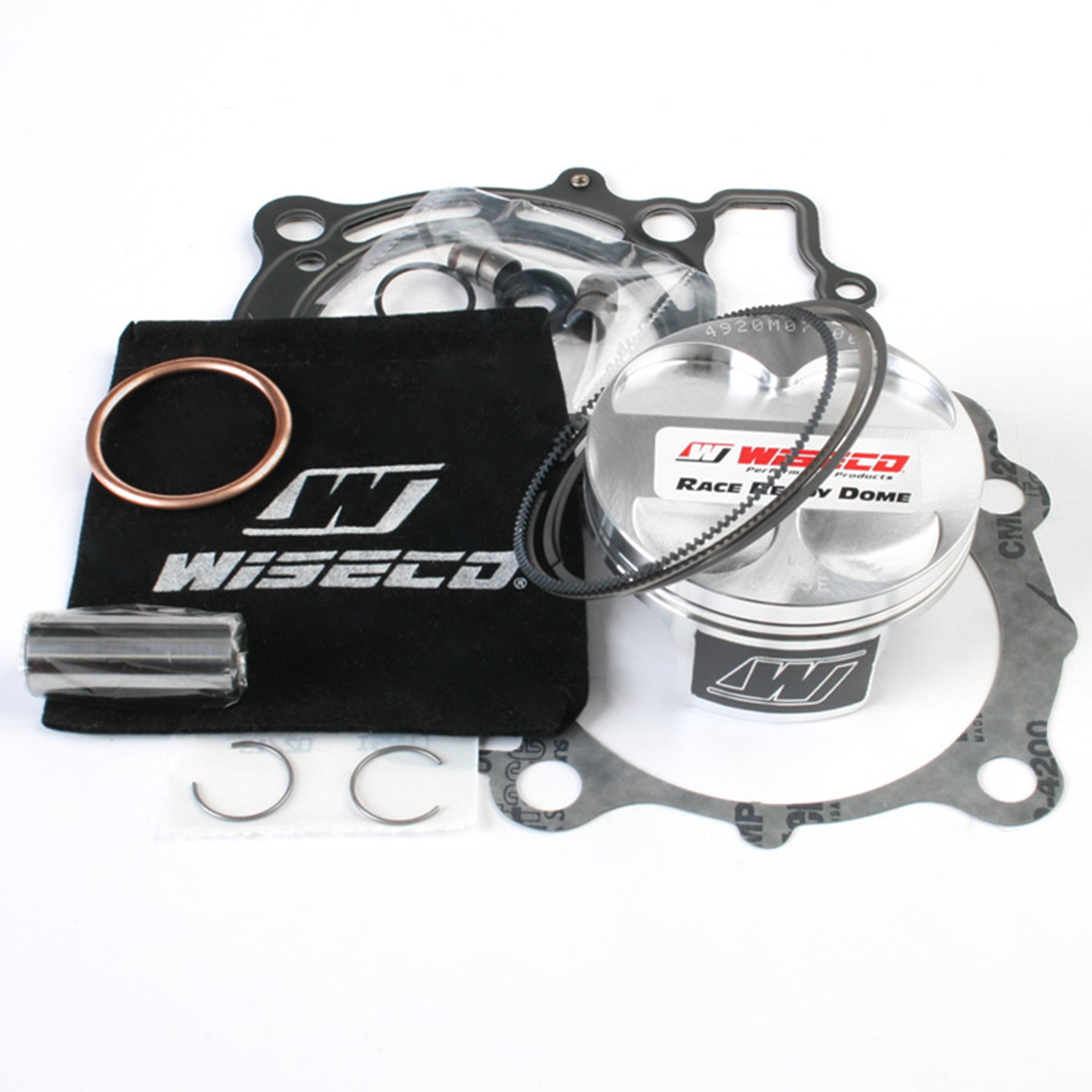 WiseCo Kawasaki KX250F Piston Kit - 77mm Part PK1598 for 2007-2008 Models