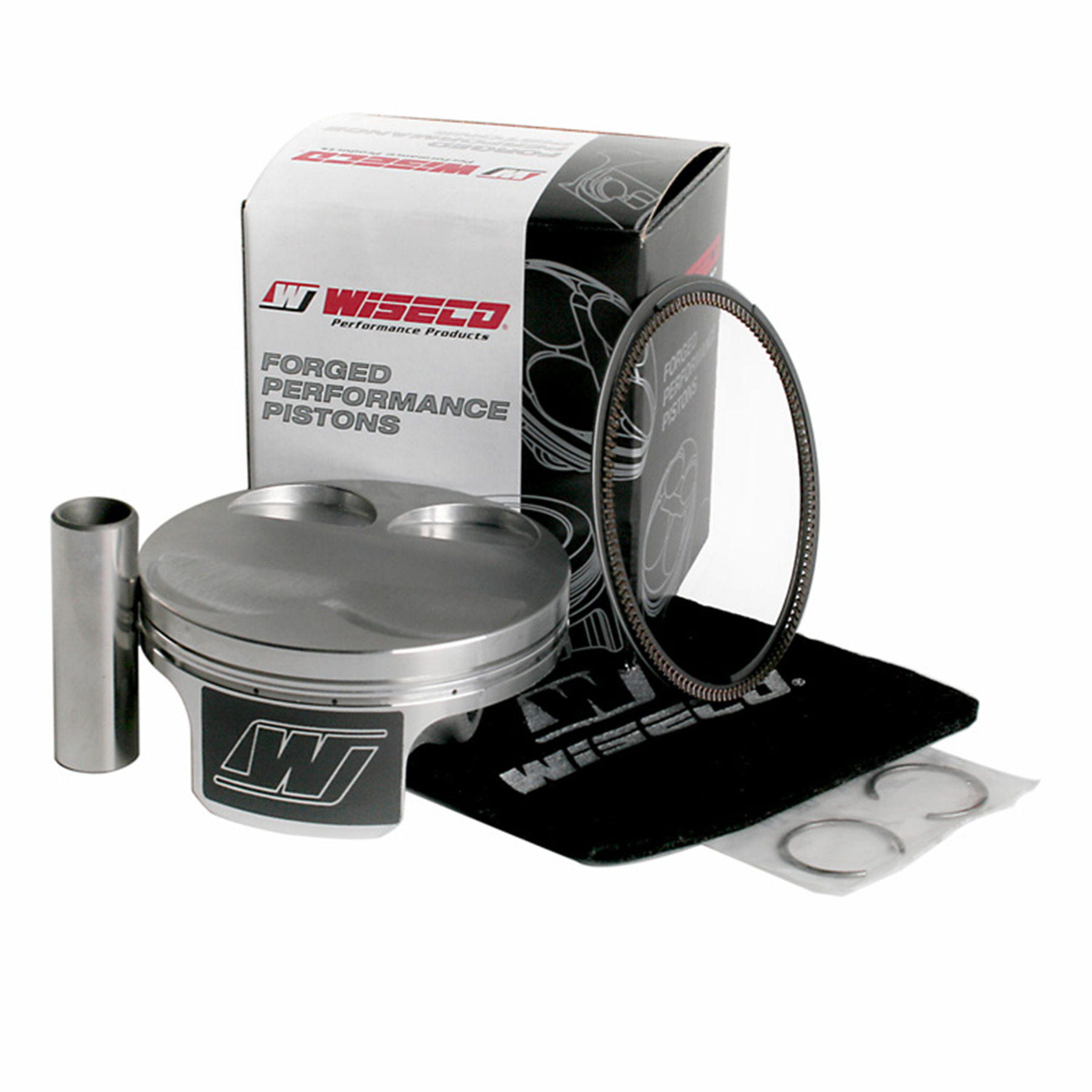 Wiseco KAW 2007-09 KX250F 4V Flat Top 13.5:1 Compression Piston (Part #4920M07700)